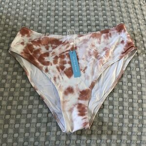 Live Life on the Beach High Waist Swimsuit bottom NWT